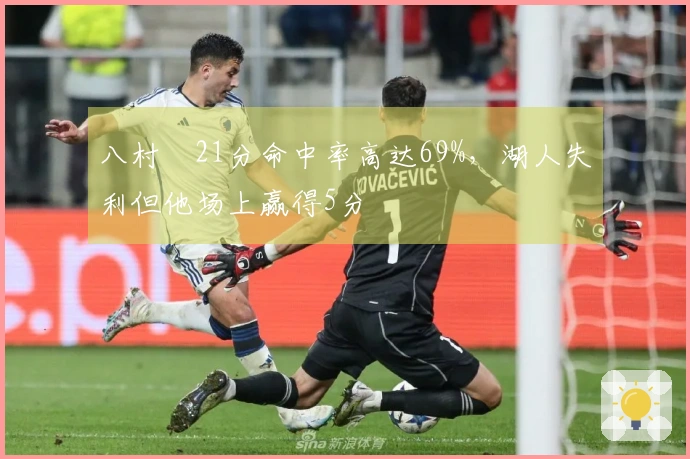 八村塁21分命中率高达69%，湖人失利但他场上赢得5分